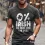 Men's Irish I'm Here For The Beer Lover Green St. Patrick's Day Daily Casual Short Sleeve Crew Neck T-Shirt