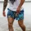 Men's Board Shorts Flower Summer Daily Surf Shorts Swim Trunks