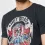 Men's Vintage Hot Road Skull Print Short Sleeve Crew Neck T-Shirt