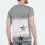 Men's Gradient Nashville Print Fake Pocket Short Sleeve Crew Neck T-Shirt