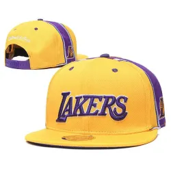 NBA Lakers Team Embroidered Hip Hop Hat