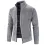 Men's Autumn And Winter Sweater Slim Fit Trendy Velvet Cardigan