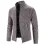 Men's Autumn And Winter Sweater Slim Fit Trendy Velvet Cardigan