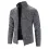 Men's Autumn And Winter Sweater Slim Fit Trendy Velvet Cardigan