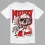 Mystery Ghostly Grasp Skull Graphic Street Fashion Trendy Loose Tee