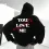 Men's Slogan Graphic Valentine's Day Drawstring Hoodie You Love Me