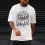 Men's Oversize Funny Text T-shirt