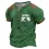 Men's T-Shirt Henley Irish Shamrock St. Patrick's Day Lucky Color Block Summer Short Sleeve Daily Tops