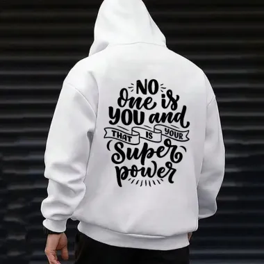 Men's Fun Text Printed Sweatshirt