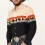 Men's Vintage Cowboy Print Long Sleeve Pearl Snap Western Shirt