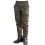 Men's Vintage Multi-Pocket Hunting Work Pants Solid Color Washed Cotton Distressed Trousers