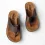 Men's leather flip flops