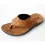 Men's leather flip flops