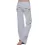 Fashion casual stretch high waist lace-up casual pants sweatpants