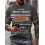 Mens Vintage Motor Diesel Oil Badge Printed T-shirt