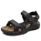 Mens leather toe cap sandals beach shoes