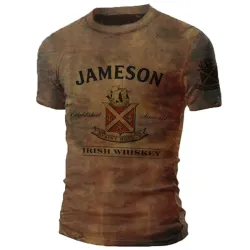 Mens Jameson Irish Whiskey Print T-shirt