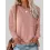 Round Neck Long Sleeve Casual Loose Ladies T-Shirt