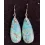 1Pair Bohemian Natural Stone Water Drop Earrings