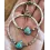 1Pair Bohemian Turquoise Hoop Earrings