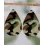 1Pair Camouflage Print Waterdrop Hook Earrings