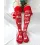 1Pair Christmas Elk Snowflake Print Pom Pom Socks