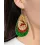 1Pair Christmas Elk Waterdrop Earrings