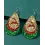 1Pair Christmas Elk Waterdrop Earrings