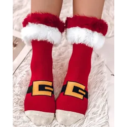 1Pair Christmas Funny Novelty Santa Claus Winter Socks