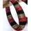 1Pair Christmas Plaid Leopard Hoop Earrings