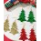 1Pair Christmas Tree Design Sequin Dangle Hook Earrings