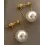 1Pair Fashionable Pearl Dangle Earrings