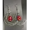 1Pair Halloween Moon Shaped Dangle Drop Earrings