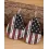 1Pair Independence Day Vintage Flag Waterdrop Earrings