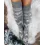 1Pair Mixed Print Over The Knee Socks