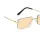 1Pair Rectangle Lens Rimless 100% UV Protection Sunglasses