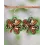 1Pair St. Patrick's Day Green Clover Leopard Earrings