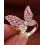 1pc Crystal Stone Butterfly Pattern Fashionable Ring