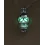 1pc Halloween Luminous Skull Head Pendant Necklace