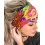 1pc Tie Dye Leopard Print Sports Wide Headband