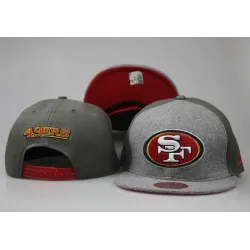 49ers Fresh Logo Gray Olive Adjustable Hat LT