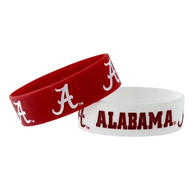 Alabama Crimson Tide Bracelets 2 Pack Wide