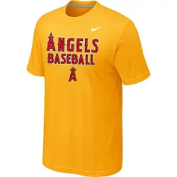 Anaheim Angels 2014 Home Practice T-Shirt - Yellow