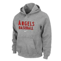 Anaheim Angels Pullover Hoodie GREY