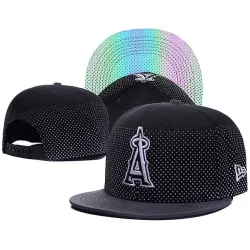 Angels Fresh Logo Black Adjustable Hat GS