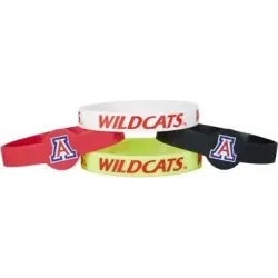 Arizona Wildcats Bracelets - 4 Pack Silicone - Special Order