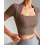 Asymmetrical Quick Dry Crop Yoga Active Top