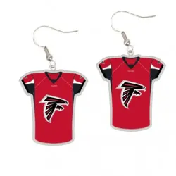 Atlanta Falcons Earrings Jersey Style - Special Order