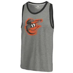 Baltimore Orioles Distressed Team Tank Top - Ash