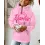 Barbie Letter Print Pocket Design Hoodie